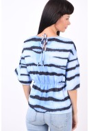 Bluza Dama Pieces Pcaryna Blue Lolite/Zebra